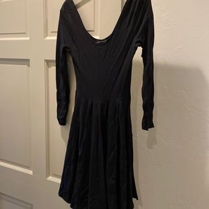 Zara Black Skater Style Dress